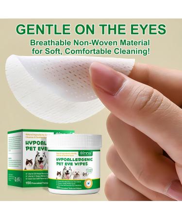 150 Pre-Soaked Cotton Pads for Dogs & Cats | Tear Stain Remover Towels | Eye Dirt & Infection Prevention - Buy Online on SooperMarket.com
