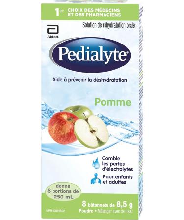 Pedialyte Electrolyte Powder Sticks Oral Rehydration Solution Apple 8 x 8.5 g Electrolyte Powder Packets HEALTH_CARE - Buy Online on SooperMarket.com