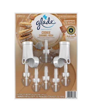 Glade PlugIns 2 Warmers + 6 Refills (Cookie Caramel Rush)