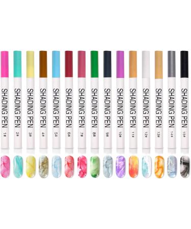 5 Pcs Fine Tip Nail | Smudge for Nail Nail Art Pens in 15 Vibrant Colors | Fine Tip Nail Art for Nail Painting Nail Graffiti Nail Art Supplies 15Pcs No UV LED Needed Kot-au - Buy Online on SooperMarket.com