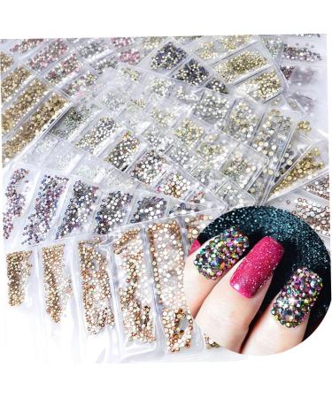 nail art set DIY Nails Rhinestones Nail Art Cosmetics Clothes Design Jewels Diamond Accessories Style4 - Buy Online on SooperMarket.com