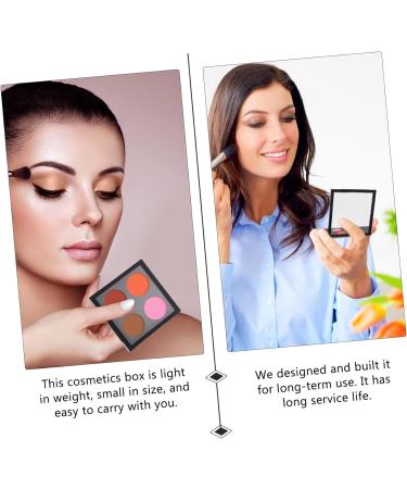 MAGICLULU 15 Pcs Eye Shadow Blank Transparent Lid Travel Cosmetic 10x9cmx3pcs Blackx3pcs - Buy Online on SooperMarket.com