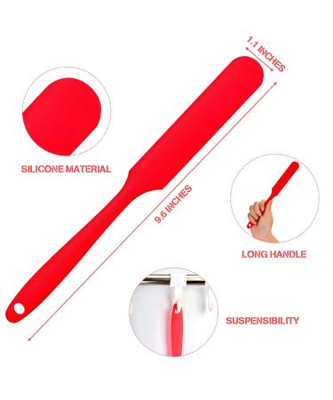 3-Piece Non-Stick Silicone Wax Spatula Set | Reusable Hair Removal Applicators in Black Red & Blue - Ideal for Home & Salon - Buy Online on SooperMarket.com