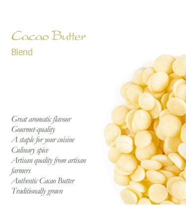 Buy Organic Cocoa Butter Chips - Food Quality Raw & Bio-Cultivated - 100g for Baking & Cooking - Buy Online on SooperMarket.com