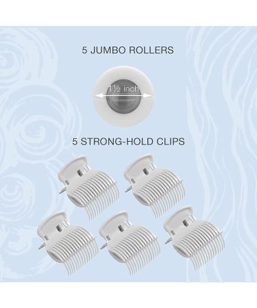 Conair Instant Heat Travel Hot Rollers 1.5 White - Set of 5 - Buy Online on SooperMarket.com