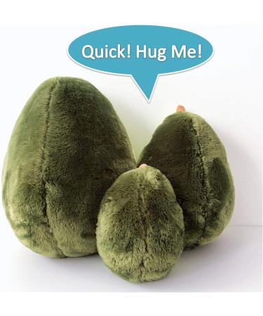 RAINBEAN Avocado Plush Toy Mini Cute Pillow 15.74 Inches - Soft Fruit Stuffed Cushion Doll for Bedroom Decor - Perfect Gift for Kids, Friends, Boys, Girls - Christmas/Birthday/Valentine - Buy Online on SooperMarket.com