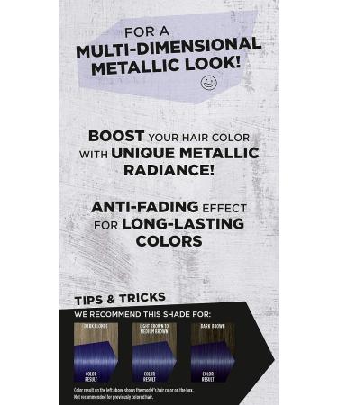 SCHWARZKOPF Got2b Metallics Hair Color - M67 Blue Mercury | Permanent Dye - Buy Online on SooperMarket.com