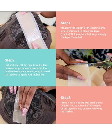 STUDIO LIMITED Lace Wig Grids & Knots Eraser Tape - Natural HD Cover, Silicone Melting & Non-Slip, Reusable & Breathable - Buy Online on SooperMarket.com