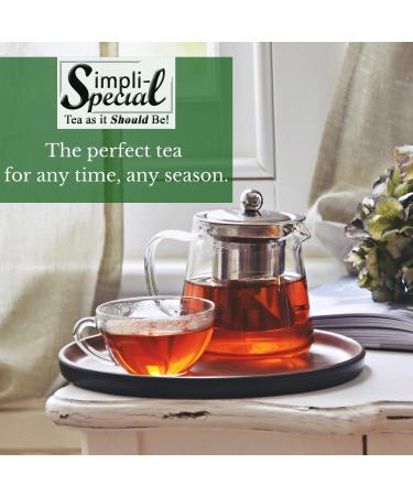 Rose Earl Grey Naturally Flavoured Black Loose Leaf Tea by Simpli-Special for Hot or Iced Tea (100g in Resealable Pouch) - Buy Online on SooperMarket.com