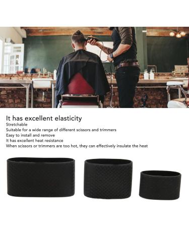 Socobeta Hair Clipper Grips Bands Silicone Barber Clipper Bands Slip Resistance Heat Resistance Electric Clipper Sleeve for Baber Tool - Buy Online on SooperMarket.com