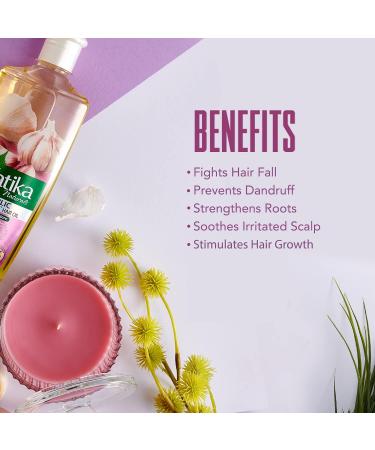 Vatika Multivitamin Garlic Hair Oil - 200ml | For Beautiful Strong Hair | Enriched With Garlic Ghergir & Rosemary | 100% Natural Oils For Complete Nourishment - Buy Online on SooperMarket.com