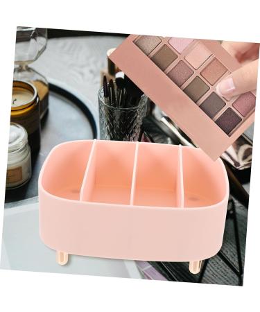PLAFOPE Makeup Eyeshadow Box Makeup Storage Box Eyeshadow Divided Palettes Holder Divided Makeup Holder Eye Shadow Organizer 20.6X20X8.6CM Pink - Buy Online on SooperMarket.com