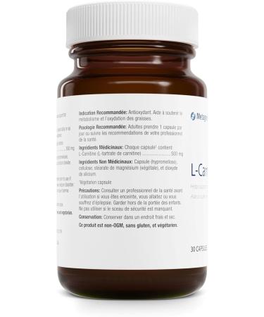Metagenics - L-Carnitine - 30 Capsules - Buy Online on SooperMarket.com