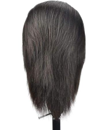 Real Human Hair Training Head - Adjustable Female Tailor Puppet for Hairdressing Perming and Coloring - Buy Online on SooperMarket.com