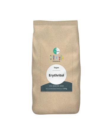 Go-Keto Erythritol 1000g | Calorie-Free Sugar Substitute erythritol comparably Sweet as Sugar Tooth-Friendly | Natural Sugar Alternative for The Keto Diet | Light Sugar Vegan Low carb