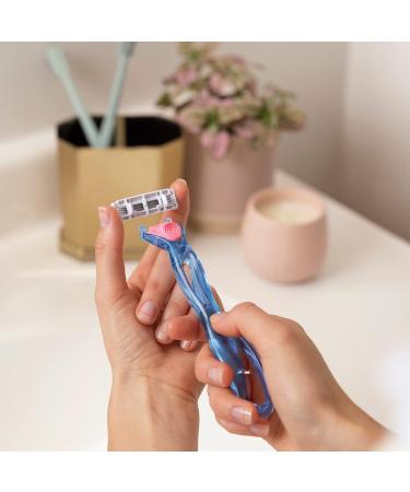 Bic Click 3 Soleil Sensitive Women's Razor - 30% Recycled Handle - 3-Blade Refills - Box of 1+2 Bundle - Buy Online on SooperMarket.com
