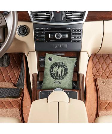 LEPO Bamboo Air Purifying Bags 8 Pack - Natural Activated Charcoal Odor Absorber for Shoes, Cars, and Home - Buy Online on SooperMarket.com