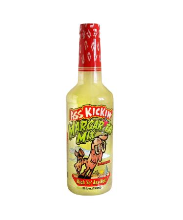 Ass Kickin - Margarita Mix with Habanero Pepper - 26oz. - Perfect Spicy Margarita Mix - Just Add Your Favorite Tequila, Pour in to Your Margarita Glasses and Enjoy