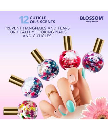 Blossom Jasmine Scented Cuticle Oil - Hydrating, Moisturizing, and Strengthening Formula Infused with Real Flowers - Made in USA - 0.92 fl. oz - Buy Online on SooperMarket.com