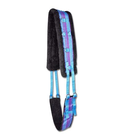 Equipride WALDHAUSEN LUNGING ROLLER LUNGING GIRTH FOR TRANING (Pony Sky/Purple) Pony Sky / Purple
