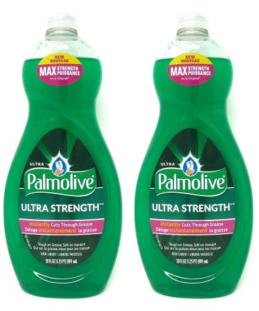 Palmolive Ultra Strength Liquid Dish Soap Original 20 fl oz set of 2