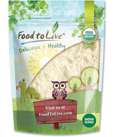 Organic Almond Flour, 4 Pounds  Extra Fine Blanched Prime Meal, Non-GMO, Low Carb, Culinary Grade, Kosher, Keto, Paleo and Vegan Super Powder, Bulk 4 Pound (Pack of 1)