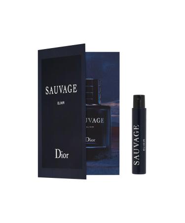 Dior Sauvage Elixir 0.03 Fl Oz / 1 mL Deluxe Travel Size Vial Lot Of 2 (0.06)