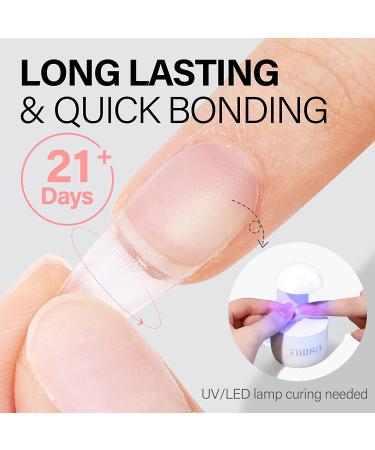 AILLSA 4-in-1 Gel Nail Glue | Super Strong 13ml Capacity | Long Lasting Brush-On Adhesive for Acrylic Nails, Fake Tips, Rhinestones & Foil - Buy Online on SooperMarket.com