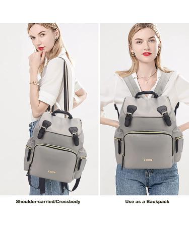 VS VOGSHOW Diaper Bag Backpack: Stylish & Durable Gray Maternity Nappy Bag - Buy Online on SooperMarket.com