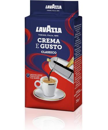 Lavazza Crema e Gusto Ground Coffee 250g - Classic Italian Blend (Pack of 1) - Buy Online on SooperMarket.com