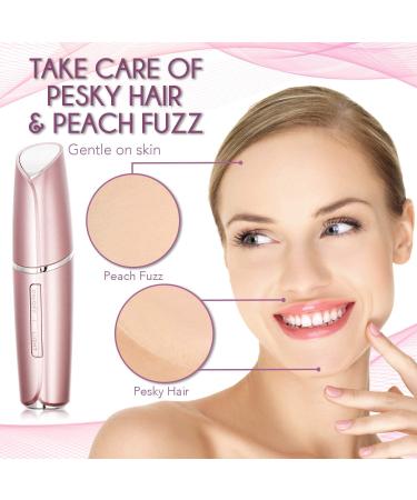Yoove Facial Hair Removal for Women | Painless USB Rechargeable Electric Shaver & Bikini Trimmer (Rose) - Buy Online on SooperMarket.com