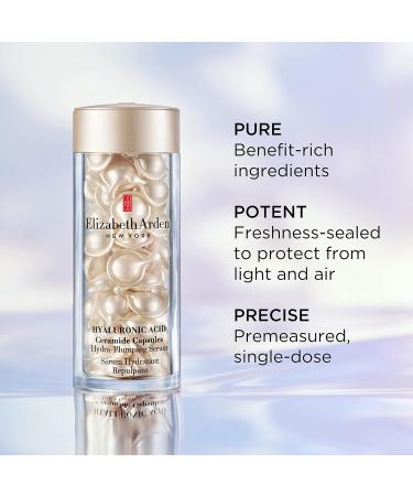 Elizabeth Arden Hyaluronic Acid Ceramide Capsules Hydra-Plumping Serum 90 Capsules - Buy Online on SooperMarket.com