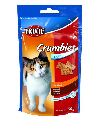 TRIXIE 6 pieces Crumbies with malt cat snack 6 x 50 g economy pack