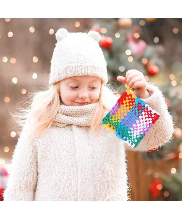 Aodaer 288 Pieces Loom Potholder Loops | Elastic Weaving Craft Refill Kit | Multiple Colors for DIY Crafts | Compatible with 7 Inch Loom - Buy Online on SooperMarket.com