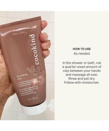 Cocokind Scrubbing Clay | Exfoliating Body Scrub & Wash | Brightening Coffee Body Exfoliator | Ideal Skin Care Products for All Skin Types - Buy Online on SooperMarket.com