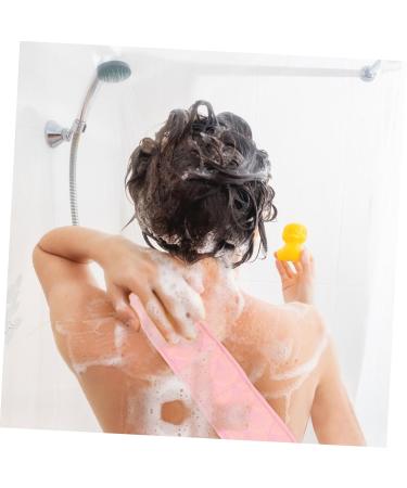 Housoutil 3 Sets Bath Sponge Set - Exfoliating Towel & Shower Pouf for Deep Cleaning - Buy Bathing Accessories Online - Rayon Pink - Buy Online on SooperMarket.com