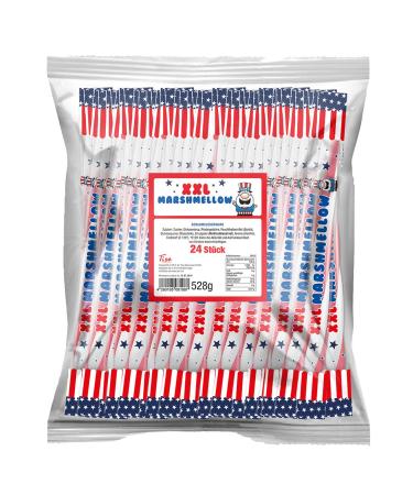 XXL MARSHMELLOW BACON ROPES MARSHMELLOW SUGAR 24 pieces