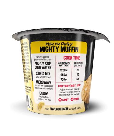 FlapJacked Mighty Muffins Lemon Cream 12 Pack - High Protein (20g) + Probiotics - Buy Online on SooperMarket.com