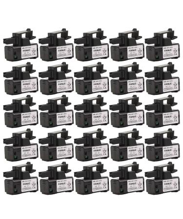 25 Pack 3V 1750mAh A98L-0031-0026 PLC Battery for FANUC A98L-0031-0026 A02B-0309-K102 Non-Rechargeable