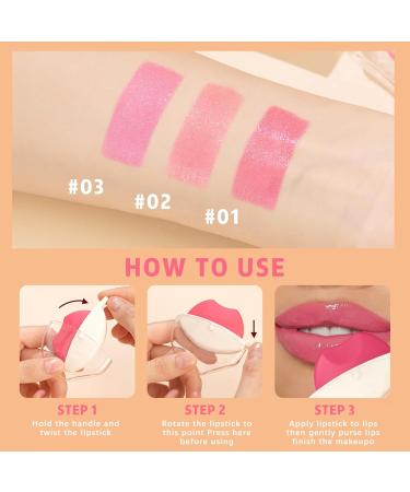 Color Changing Lazy Lipstick & Magic Blush - PH Temperature Changing Tinted Lip Balm for Hydrated Long-Lasting Lips & Cheeks - Buy Online on SooperMarket.com