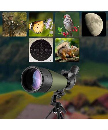 Gosky 20-60x80 Spotting Scope with Tripod & Carrying Bag - BAK4 Angled Scope for Target Shooting, Hunting, Bird Watching - Phone & SLR Mount Compatible with Canon - Buy Online on SooperMarket.com