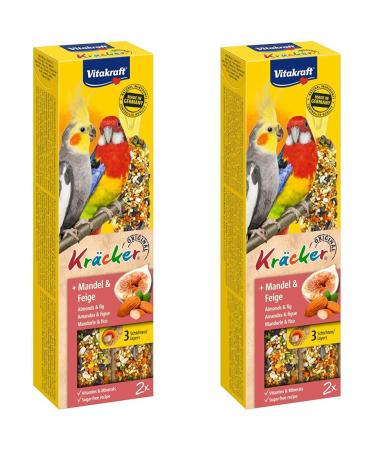 Vitastras Kr cker with almond and cowardly nibbles for large parlors birds (1x 2 pieces) (pack with 2) 180 g (2 -pack) cowardly