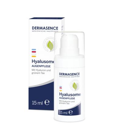 Dermasence hyalusoma eye care 15 ml - donates moisture calm and regenerates the skin on the eye - for the low -moisture eye region - with hyaluron and green tea extract - perfume -free 15 ml (1 Pack)