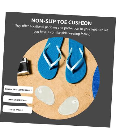 Healeved 4 Pairs Silicone Gel Clip Toe Pad and Protector Set - Clear Gel, Transparent, Soft, and Comfortable - Buy Online on SooperMarket.com