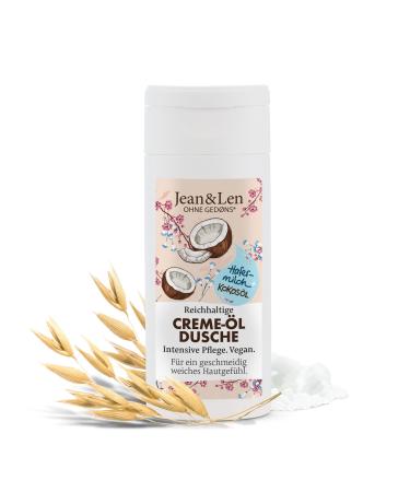 Jean & Len Cream Oil Shower Rich Organic Oat Milk & Coconut Oil 50 ml