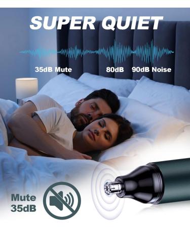 2024 Professional Nose Hair Trimmer for Men & Women - LED Display USB Rechargeable Waterproof Dual Edge Blades - Painless Grooming Tool - Buy Online on SooperMarket.com