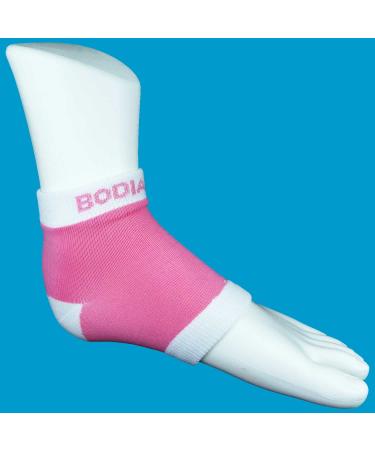 Bodiance Moisturizing Gel Heel Socks 2 Pairs Pink Large + O'keeffe's Healthy Feet Foot Cream Bundle - Buy Online on SooperMarket.com
