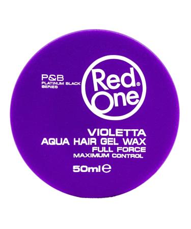Redone Hair Styling Aqua Wax Violetta 50ml | Travel Size | Strong Hold | Hair Gel Wax | Ultra Hold | Lavender Scent | Men & Women Hair Wax | Maximum Control