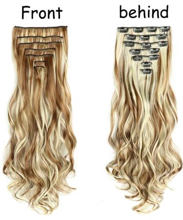 prinfantasy Clip In Extensions Hair Extension Hairpiece Voluminous Wavy Intense Red Hair Extensions MW101 GBMW101 22 inch - Buy Online on SooperMarket.com