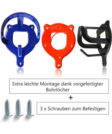 Bridle Holder for Horses - Metal Saddle Chamber with Extra Hooks | Red & Black | Perfect for Riding Stables - Buy Online on SooperMarket.com